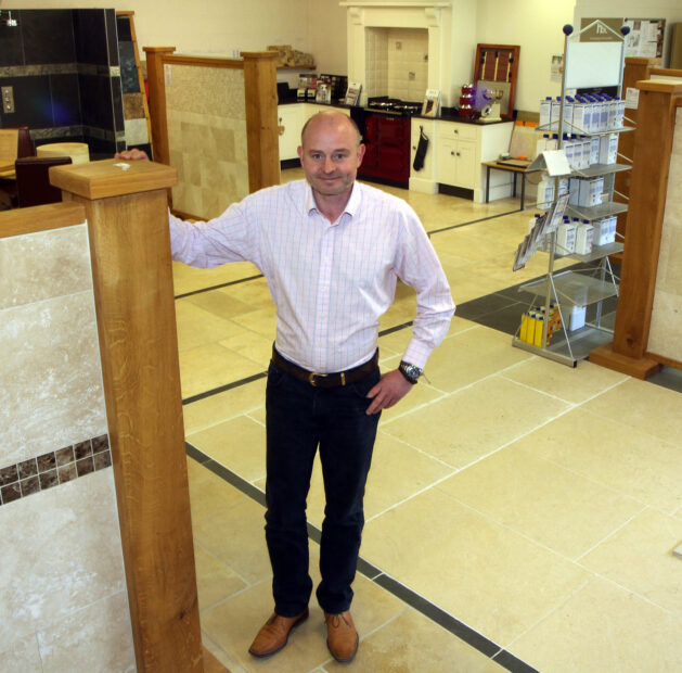 SHROPSHIRE MAGAZINE.Angus Taylerson of The Heritage Stone Company, Pim Hill.