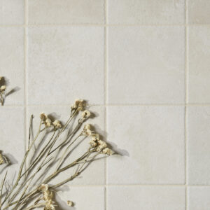 Capietra Abbey Ivory Porcelain square Tiles